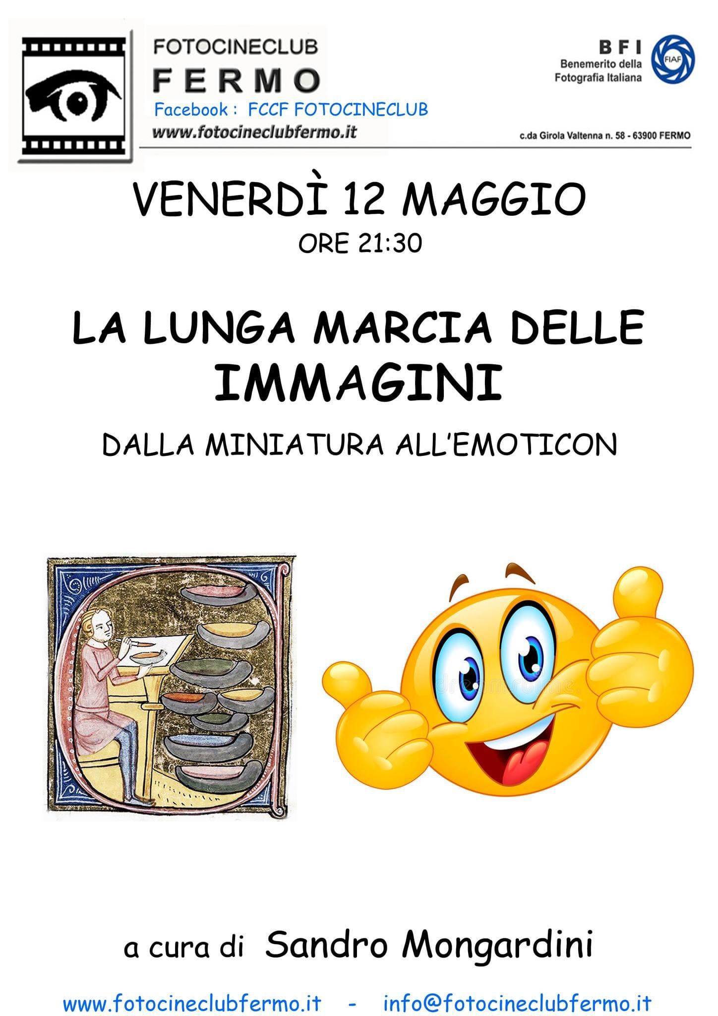 La lunga marcia delle immagini