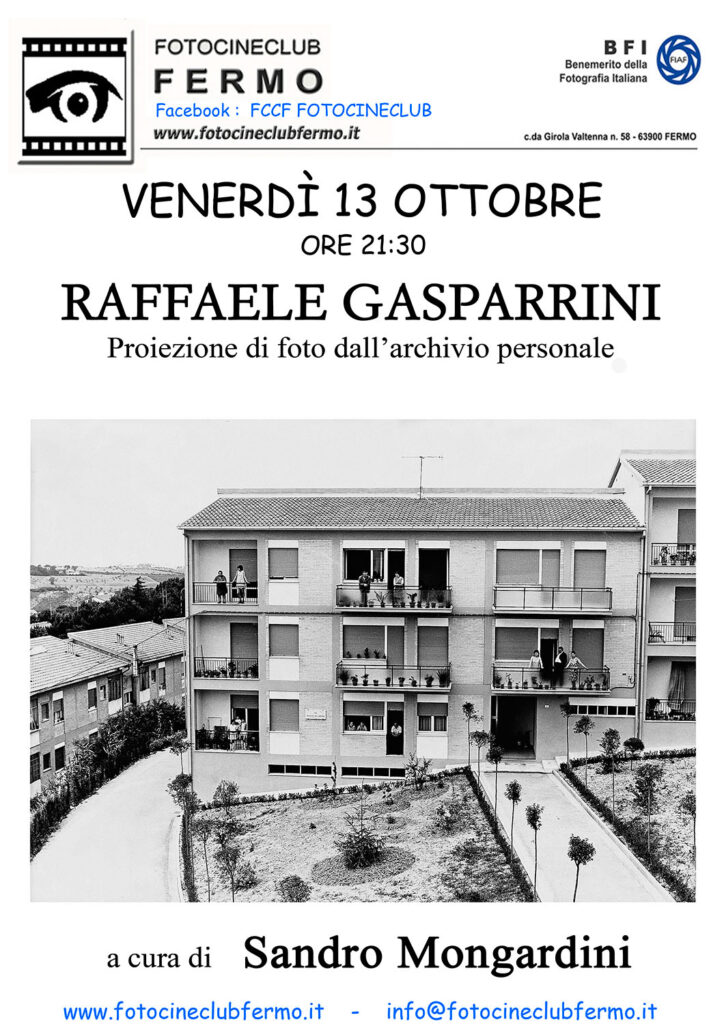 Serata su Raffaele Gasparrini