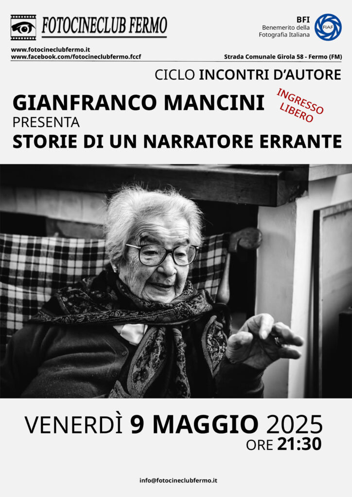 Gianfranco Mancini: Storie di un narratore errante